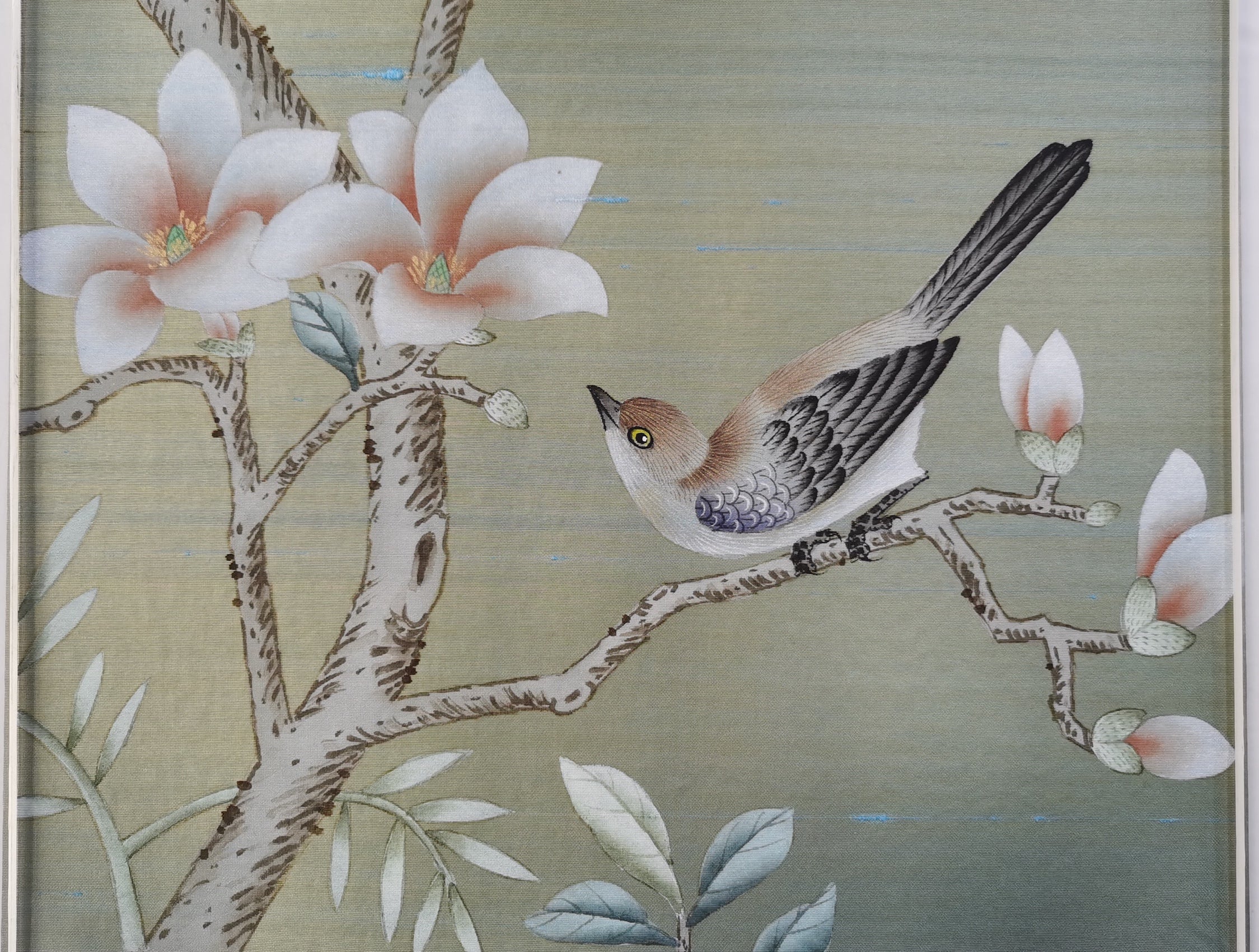 G-006 SAMPLE in STOCK for Chinoiserie Handpainted Wallpaper and Artwork